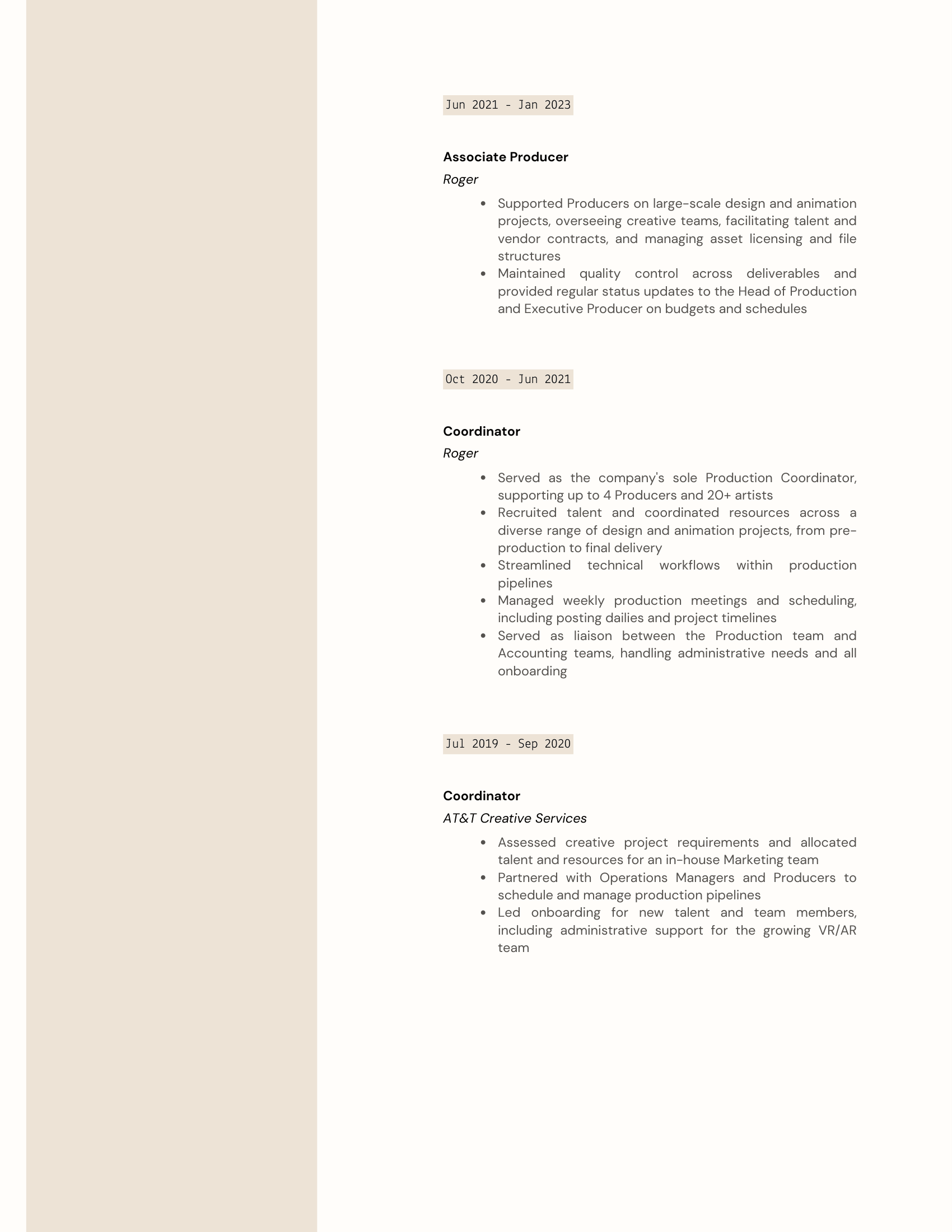 2026 Liza Tugangui Resume Page 2